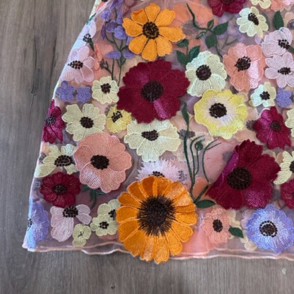 Taylor Swift ERAS tour Floral Flower Mini Dress- Size L - Picture 9 of 9